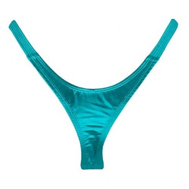 BBLAIR Thong Gaff Panties for Transgender Individuals Long Lasting Durability Silky Ideal for Smooth Tucking(Aquamarine)