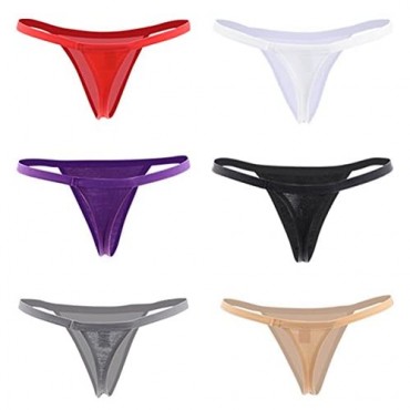 Closecret Women’s Panties Cotton Thongs Pack of 6pcs G-String