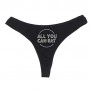 Dirty Girl Undies All You Can Eat Women's High Rise Sexy Thong  Dirty Undies!