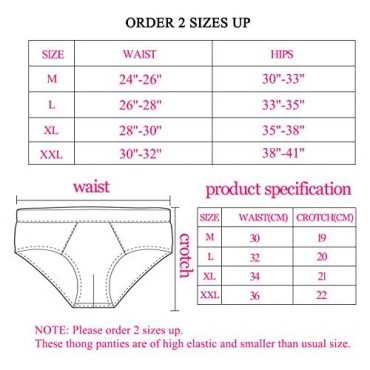 7 Pack Women's Underwear Bikini Panties Briefs Ladies Soft Comfortable Underwear Panties(Order 2 sizes up)