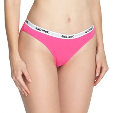 ANZERMIX Women's Breathable Comfort Cotton Bikini Panties Pack of 6