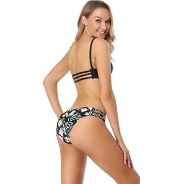 AUFU String Bikini Panties Women Seamless Underwear No Panty Line Panties Soft Stretch Hipster 6 Pack