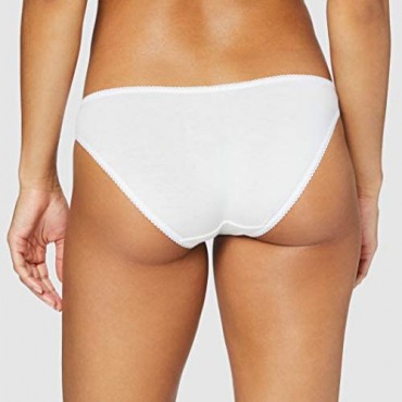 Brand - Iris & Lilly Women's Cotton Bikini Brief Pack of 5