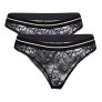 DANISH ENDURANCE Women’s Lace Bikini Panties  2 Pack Soft  Comfortable Underwear  Breathable  Sexy & Stretchy