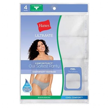 Hanes Womens Ultimate ComfortSoft Bikini (47HUSK)