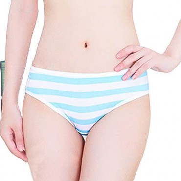 Joyralcos Japanese Striped Panties Bikini Cotton Anime Blue Pink Cosplay Underwear 2 Pack Briefs