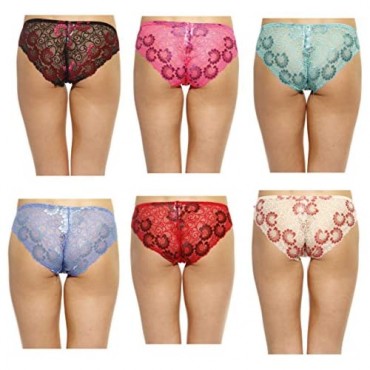 Just Intimates Bikini Underwear Panties for Women (Pack of 6)