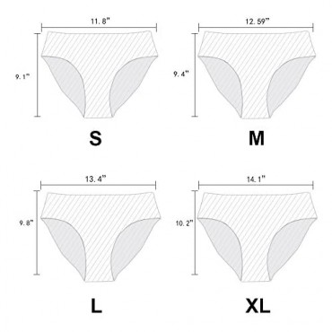 Activeaction Sexy Women Underwear Briefs Breathable Hipster Panty