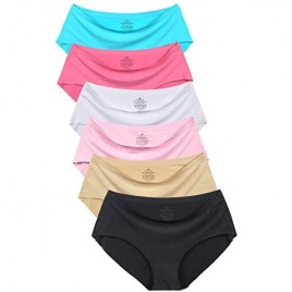Anadelle Women's No Show Hiphugger Panties Pack of 6