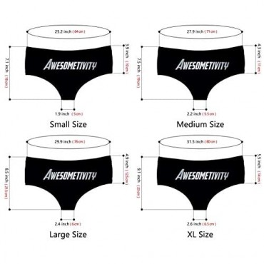AWESOMETIVITY Fun Womens Funny Underwear - Sexy for Women XS-XXL