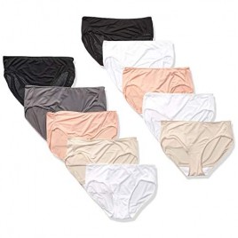 Hanes Women's Cool Comfort Microfiber Panties-Boyshorts Briefs Or Hipster Fit Available