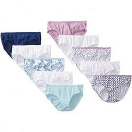 Hanes Women's Cotton Hipster Panty (Pack of 10)