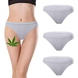 Hemp Cotton Hipster Panties Ultrathin Low Rise Breathable Women's Underwear 3-Pack