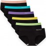 INNERSY Womens Underwear Hipster Panties Cotton Low Rise Briefs Pack of 6