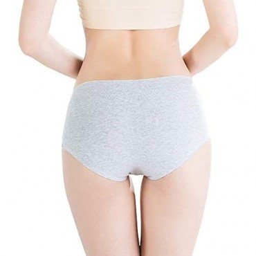 Ladies Underwear Cotton Seamless Panties for Women Mid-Rise Hipster Women's Plus Briefs