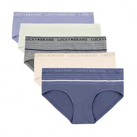 Lucky Brand Women's Microfiber Hipster Panties Multi Pack