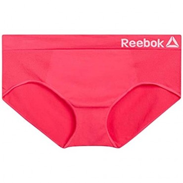 Reebok Women's Plus Sized Underwear - Seamless Hipster Briefs (3 Pack)