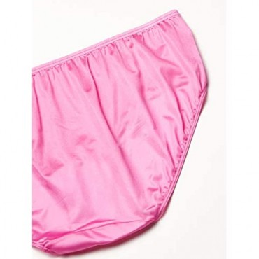 Shadowline Women's Hidden Elastic Nylon Hipster Panty 3-Pack