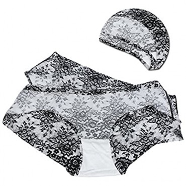 TUOYR Women's Sexy Lace Underwear Seamless Hipster Panties Pack of 2