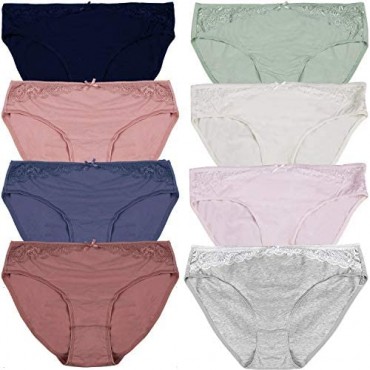 VOOKIIMO Soft Cotton Hipster Womens Underwear