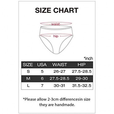 Wealurre Womens Underwear Cotton Hipster Panties for Women 5 Pack