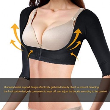 BRABIC Upper Arm Shaper Post Surgical Slimmer Compression Sleeves Posture Corrector Tops Shapewear for Women