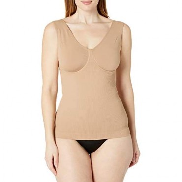 Instant Shaping Women's Seamless Santoni Shaper Camisole with Underwire Molded Cups