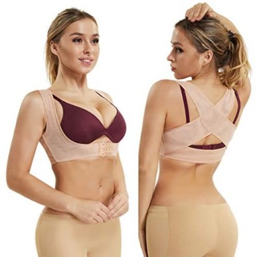 Joyshaper Chest Brace Up for Women Posture Corrector Shapewear Tops Breast Support Bra Top