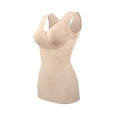 MagicParkLida Bodyshaper for Women Plus Size Seamless Tank Top Stomach Tummy Control Shapewear