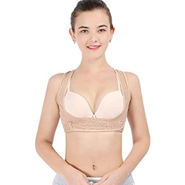 Nude XL Chest Brace Up for Women Posture Corrector Shapewear Tops Compression Bra Support Shapewear Vest