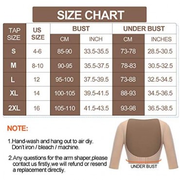 Upper Arm Shapers for Women Compression Sleeves Posture Corrector Shapewear Tops Chest Brace Up Vest