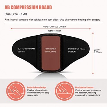 Ab Board Compression Abdominal Flattening Board After Liposuction Tummy Tuck Lipo Post Surgery