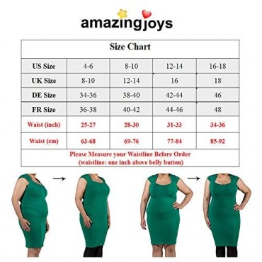 Amazingjoys Waist Trainer for Weight Loss Tummy Control Body Shaper Shapewear
