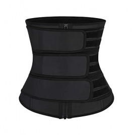 FeelinGirl Latex Waist Trainer Corset for Women Weight Loss with 3 Trimmer Belts