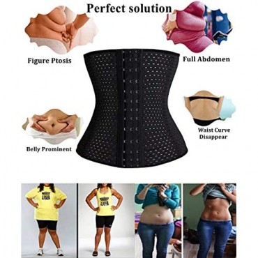 FUT Waist Trainer for Women Underbust Corset Weight Loss Sport Workout Cincher Body Shaper Tummy Fat Burner