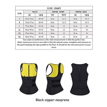 MASS21 Shapewear Vest for Women Neoprene Shapewear Vest Sauna Waist Shaper