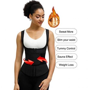 MASS21 Shapewear Vest for Women Neoprene Shapewear Vest Sauna Waist Shaper