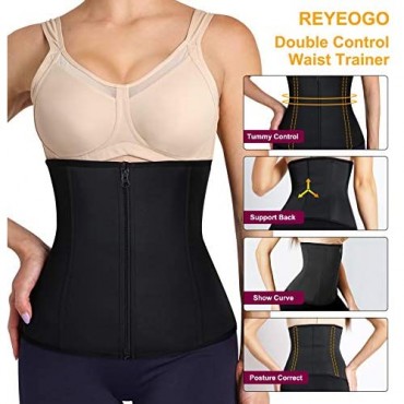 REYEOGO Women Shapewear Cinchers Waist Trainer Tummy Control Underbust Corset Belt Stomach Wrap Body Shaper Workout Girdle