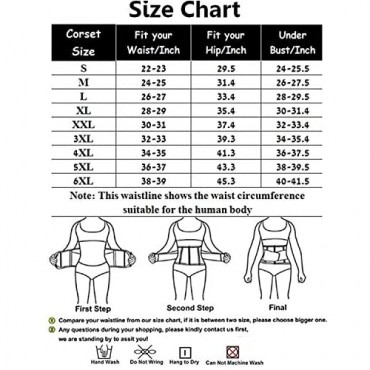 Saippo Waist Trainer Corset Sweat Belt for Trimmer Workout Fitness Women Weight Loss Compression