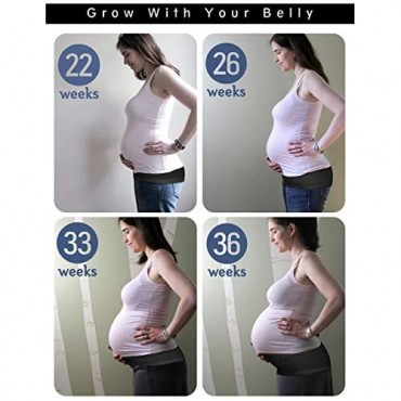 Seamless Belly Band with Pants Extenders for Pregnancy and Postpartum Maternity Shirts Clothing Extender