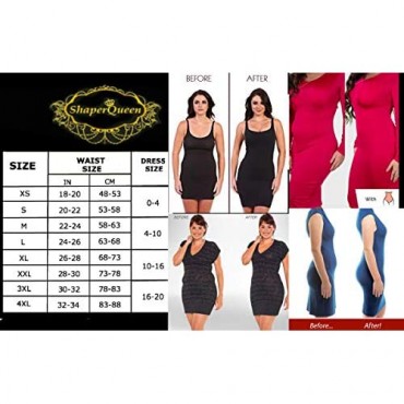 ShaperQueen 1015 Women Waist Cincher Body Shaper Trainer Girdle Faja Tummy Control Underwear Shapewear (Plus Size)
