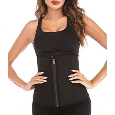 Waist Trainer Corset for Weight Loss Tummy Control Sport Workout Body Shaper with Zip&Hook