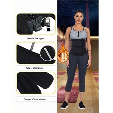 Waist Trainer for Women Steel Boned Corset with Sticker Waist Trainer Neoprene Shapewear Waist Trimmer for Workout