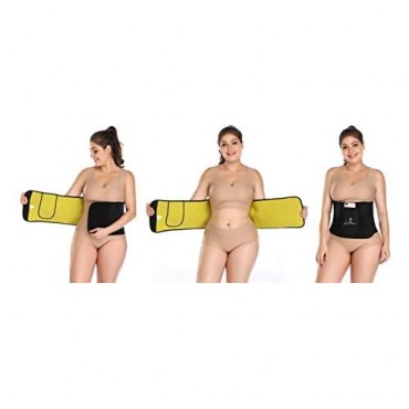 Waist Trimmer Belt Weight Loss Sweat Stomach Belly Wraps Tummy Shaper Women Ab Sauna Exercise Belt