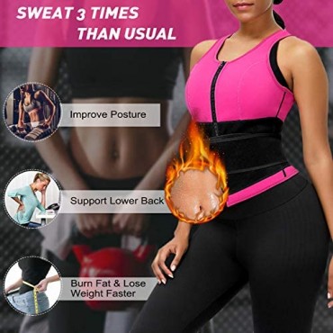 Wonder-Beauty Neoprene Waist Trainer Sauna Vest for Women Workout Sport Girdle