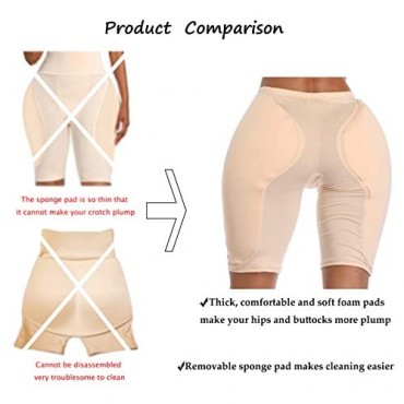 Butt Lifter Hip Enhancer Padded Shaper Control Panties Hip Pads Seamless Push Up Buttock Shapewear for Women