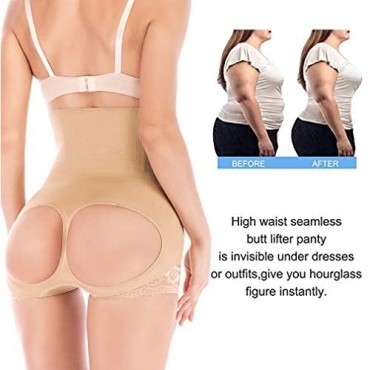 DODOING Tummy Control Shapewear for Women High Waist Cincher Thigh Slimmer Body Shaper