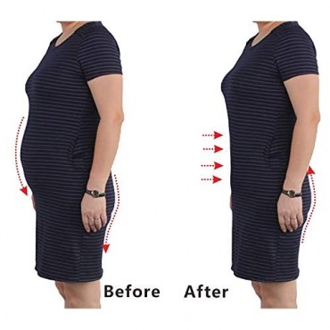 DREAM SLIM Women's High-Waist Body Shaper Briefs Tummy Control Panty Thong Shapewear For Women