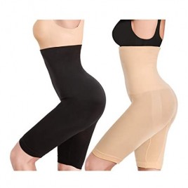 EUYZOU Womens Tummy Control Shapewear Body Shaper - Comfy Seamless High Waist Butt Lifter Thigh Silmmer Shorts S-4XL