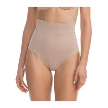 Farmacell Shape 600 High-Waisted Shaping Control Thong with Flat Belly Effect 100% Made in Italy